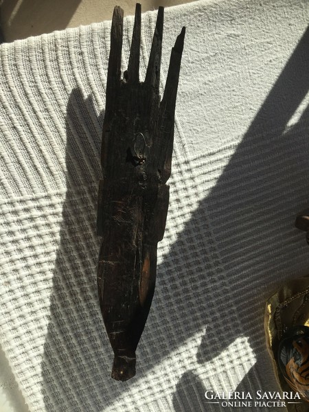 African wood carving, comb (301)