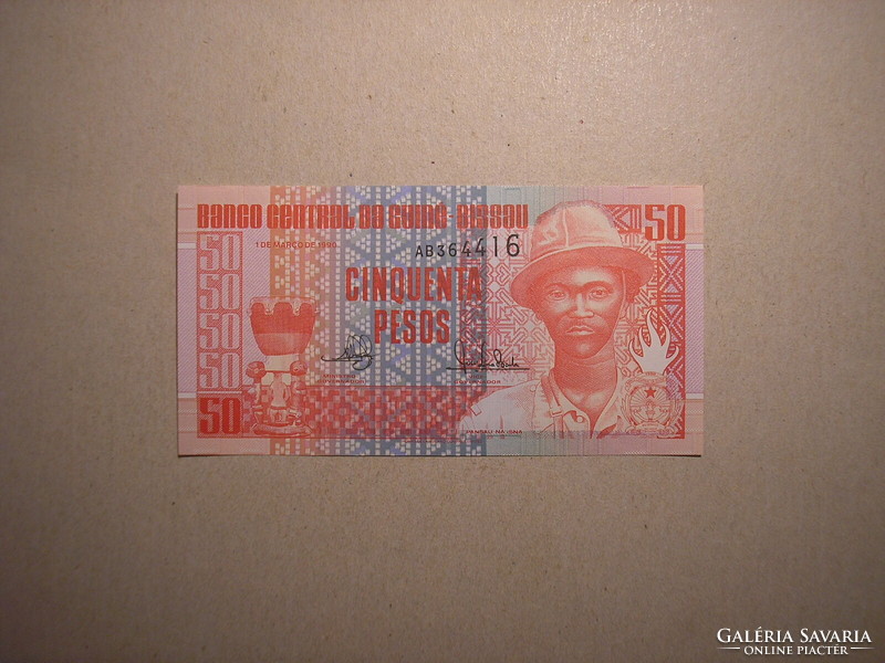Bissau Guinea-50 Pesos 1990 UNC