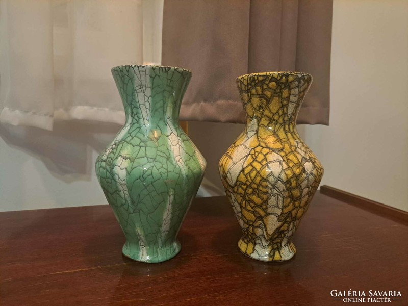 Gyűjteményből 2db ritkább Gorka kerámia váza