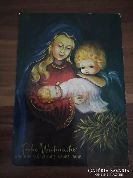 Christmas card, used