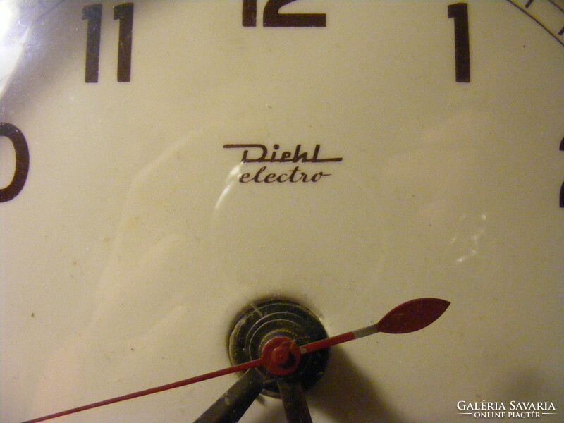 Diehl electro porcelain wall clock 60s