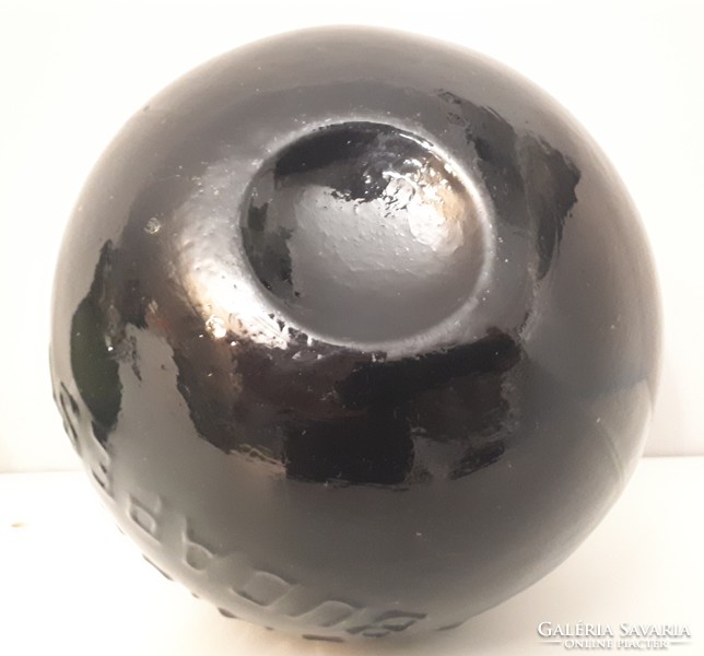 Antik hibátlan méregzöld Unicumos üveg palack EXPORT ZWACK UNICUM 18 cm