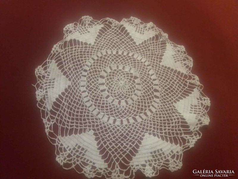 Old lace tablecloth