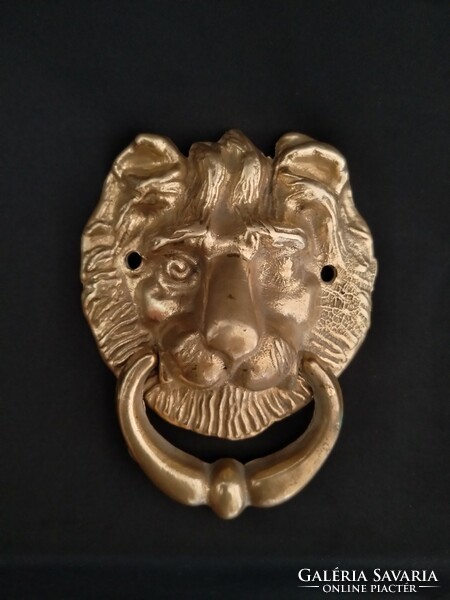 Lion head door knocker