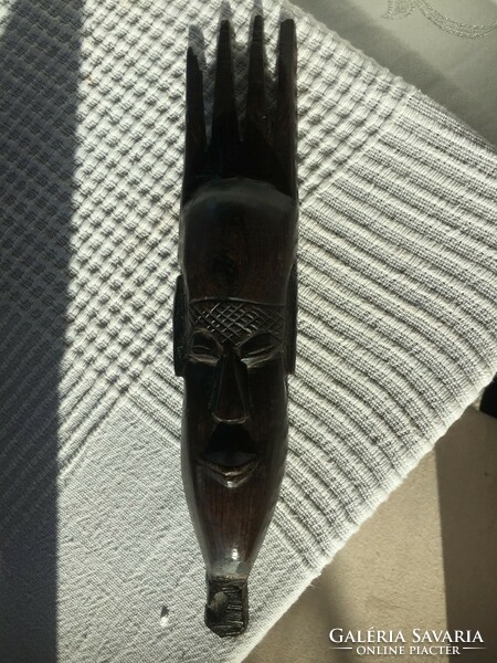 African wood carving, comb (301)