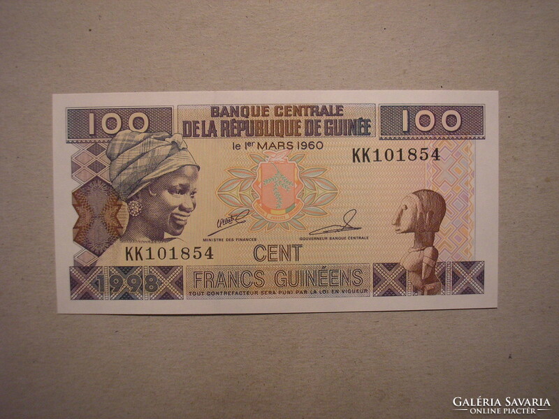 Guinea-100 francs 1998 oz