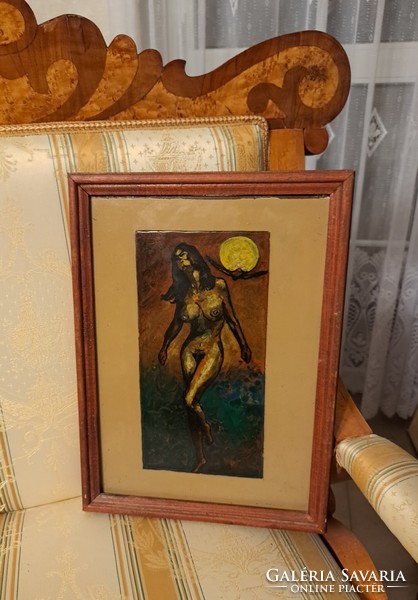 Altorjai Sándor ragyogó antik festménye! 1961!