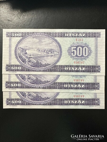 500 HUF 1990. 3 serial number followers!! Ouch!! Beautiful!!