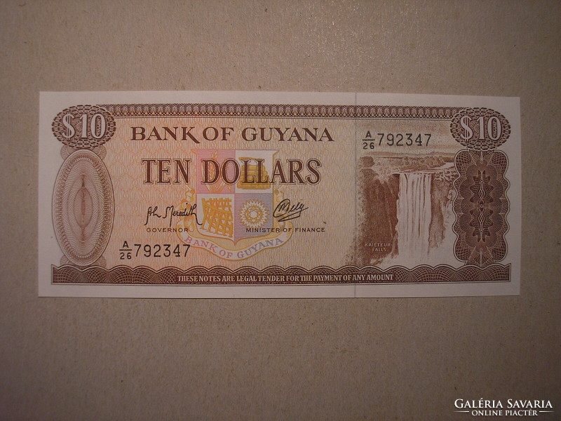 Guyana-10 dollars 1992 oz