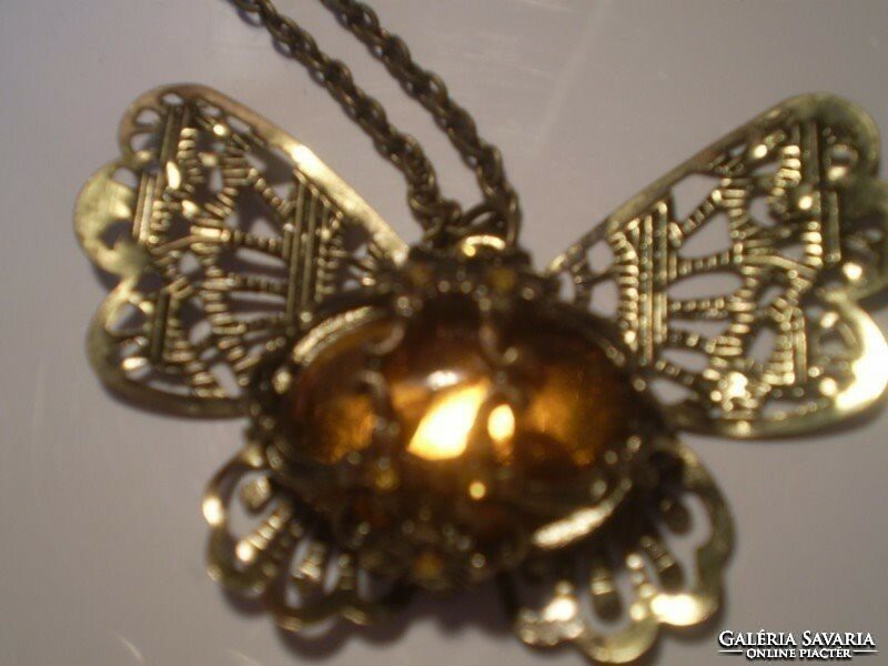 Craft openwork butterfly custom necklace