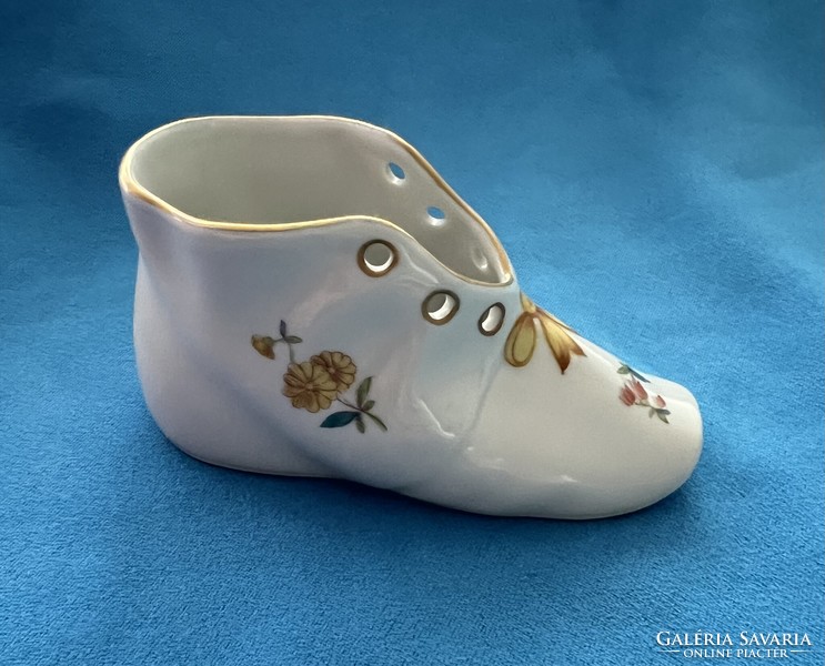 Herendi Porcelán kis cipő