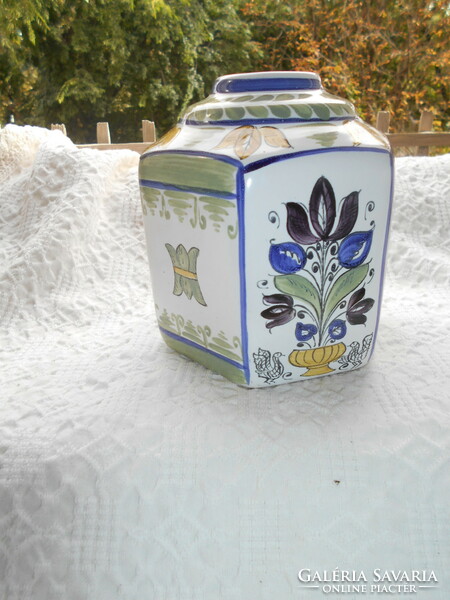 Hand painted vase Haban style vase - beautiful handcrafted piece - rare model