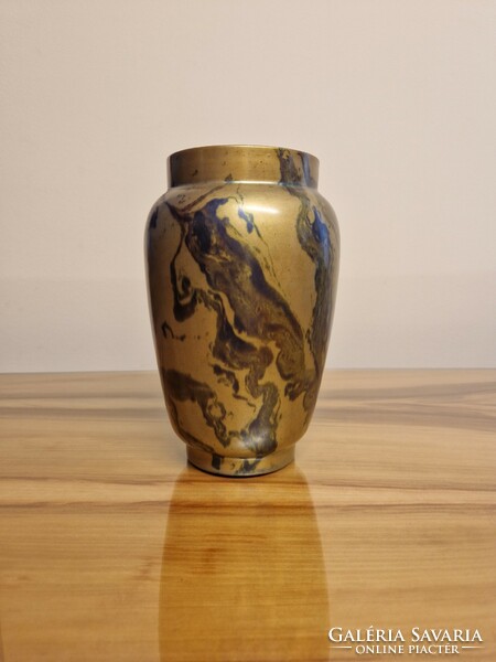 Zsolnay porcelain marked eosin glazed vase