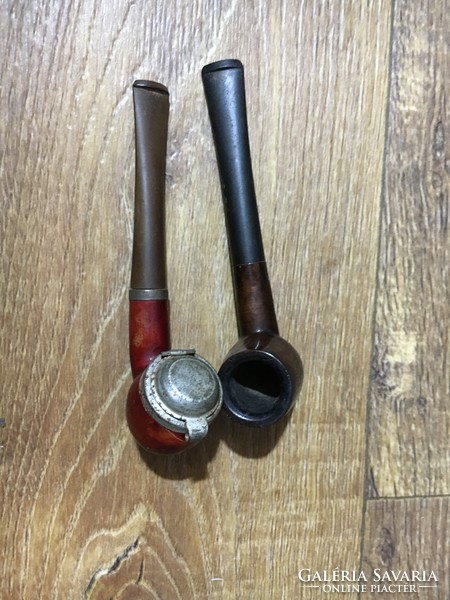 2 pipes in one, Bruyere mark on one.