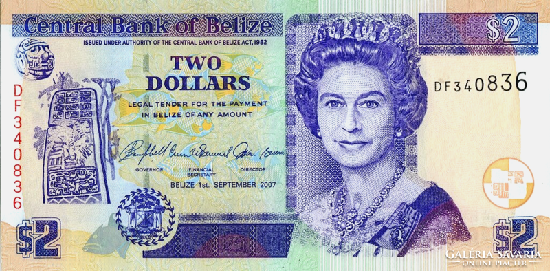 Beliz 2 Dollar 2007 UNC