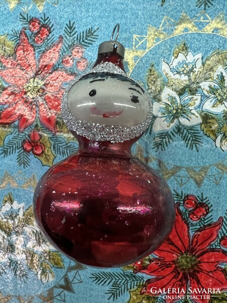 Old baby glass Christmas tree decoration