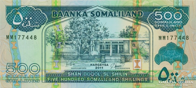 Szomáliföld 500 Somalilandi Shillings 2011 UNC