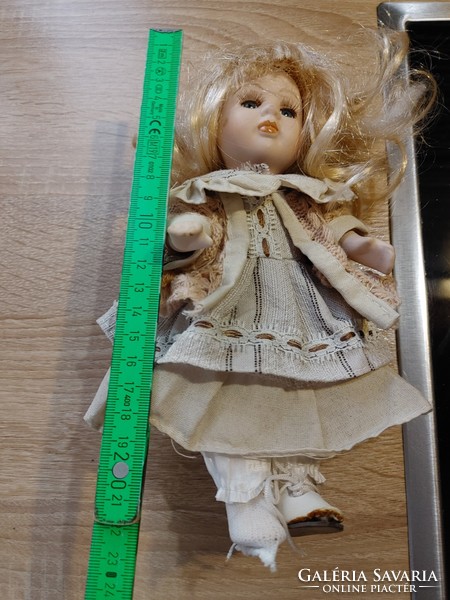 Porcelain baby girl doll