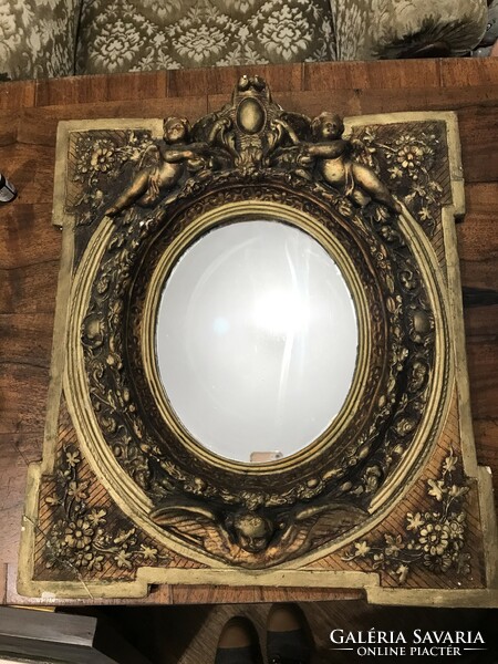 Barokk tükör pútokkal