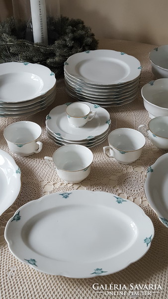 A rare, Zsolnay incomplete dinner set