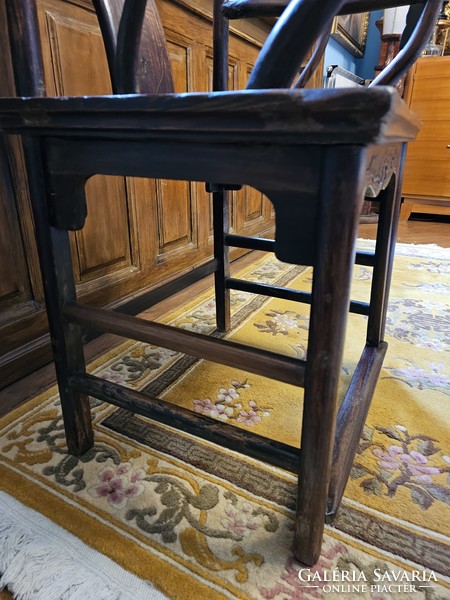 Pair of old Chinese armchairs