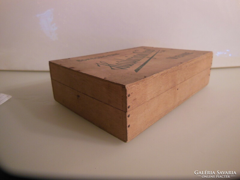 Box - chocolate - wooden - old - Austrian - 20 x 13 x 5.5 cm - perfect