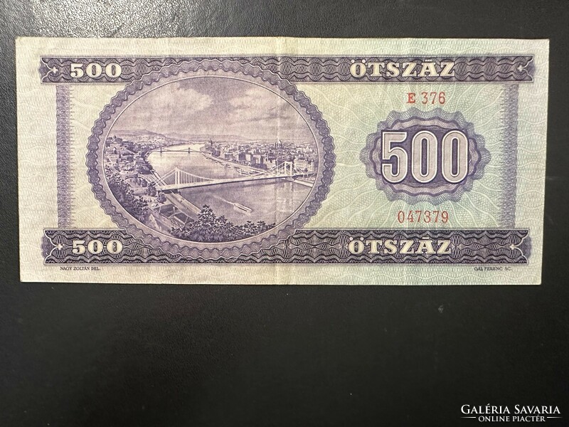 500 forint 1969. SZÉP BANKJEGY!!