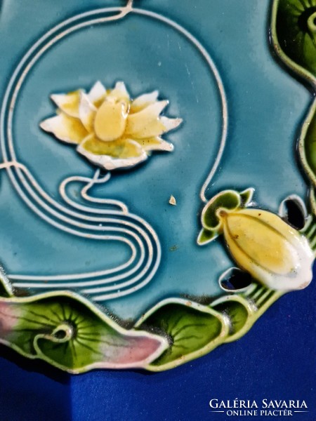 Art Nouveau decorative plate from Körmöcbánya