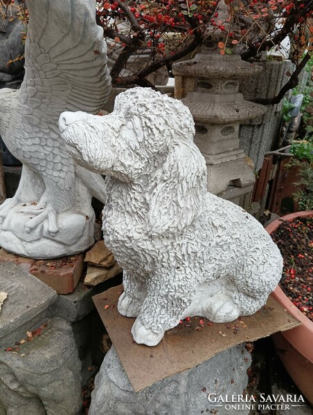 Rare and beautiful spaniel dog statue can also be used as a frost-resistant artificial stone garden grave memorial