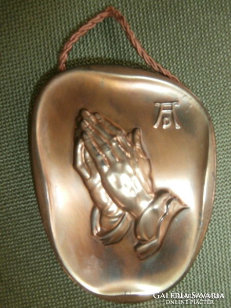 Praying hands - wall plaque