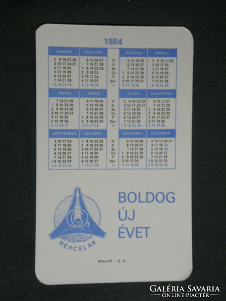 Card calendar, siphon cartridge, carbonic acid production company, beetroot, 1984, (3)