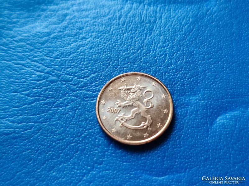 Finland 1 euro cent 2007 ounce! Rare year!