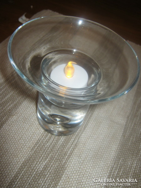 Retro krosno glass candle holder candle holder