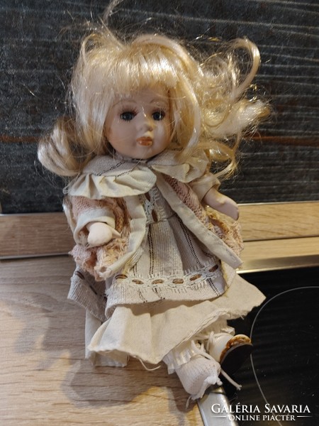 Porcelain baby girl doll