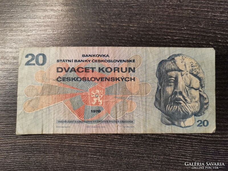 20 korona 1988 4db+1db 1970