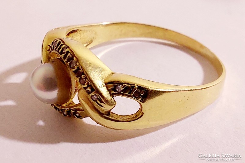 18K gold ring (160)