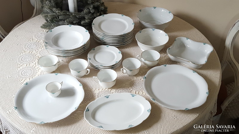 A rare, Zsolnay incomplete dinner set