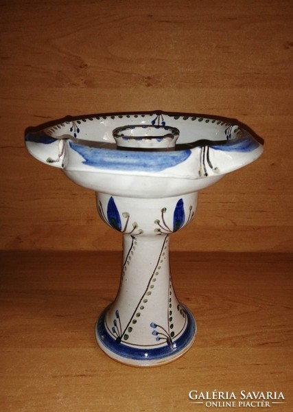 Glazed ceramic candle holder - 18 cm (27/d)