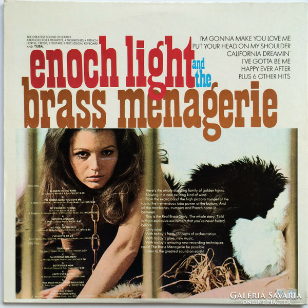 Enoch light and the brass menagerie - enoch light and the brass menagerie (lp, album, quad, gat)