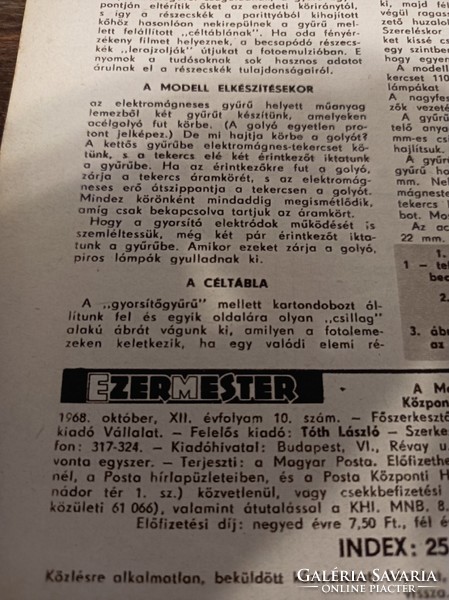1968 /OKTÓBER EZERMESTER/ SZÜLETÈSNAPRA/KARÀCSONYRA.