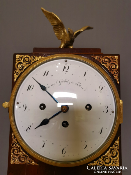 1820 Round, quarter strike Empire table clock.