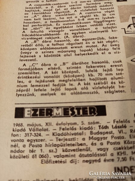 1968 /MÀJUS EZERMESTER/ SZÜLETÈSNAPRA/KARÀCSONYRA.
