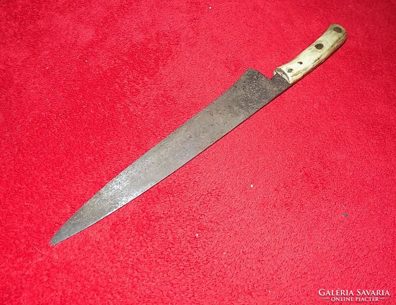 A Balkan dagger with a bone handle, around 150 years old