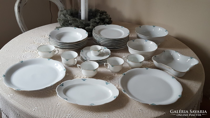 A rare, Zsolnay incomplete dinner set