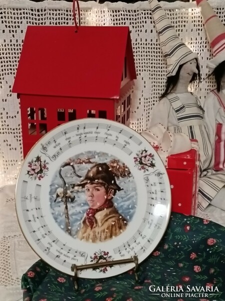 Christmas English decorative plate