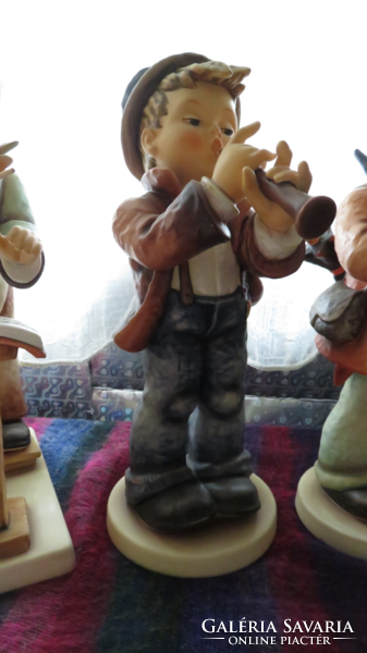 Hummel-goebel musician, series, 5 pcs., 33-34.5 cm high, rare price per piece is indicated!!