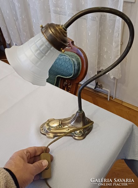 Art Nouveau copper table lamp bedside lamp desk lamp