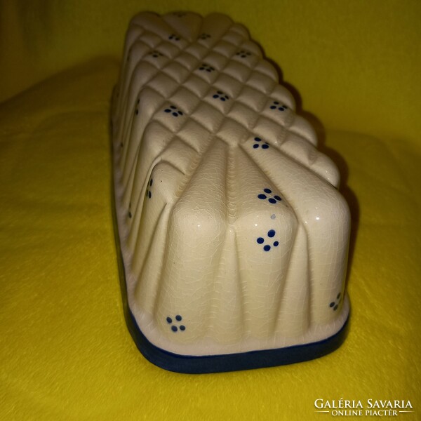 Ceramic kuglóf form, baking form or wall decoration.