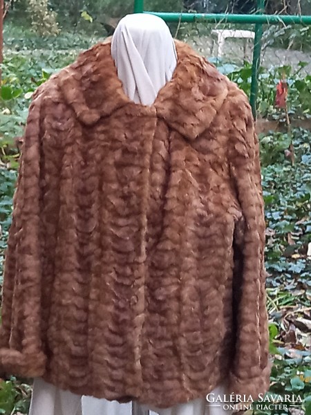 Midcentury/Retro/Vintage női kabát luxus kategoriájú női nerc bunda