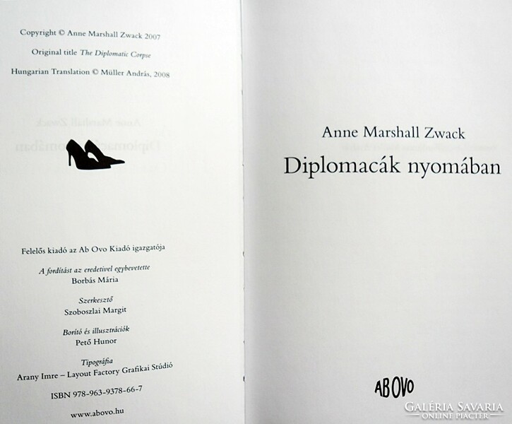 Anne Marshall Zwack: Diplomacák nyomában